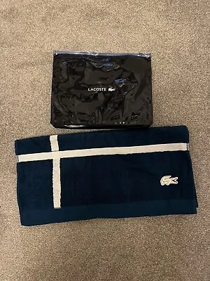 Lacoste Sport Blue Hand Towel  • £15.50