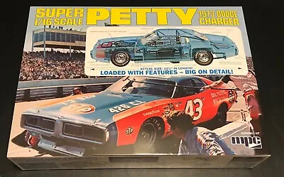 Mpc  1/16 Scale 1973 Richard Petty Stp Dodge Charger Model Kit • $19.99