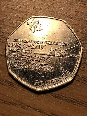 2012 London Olympics Rowing 50p Excellent Condition Others Available • £3.30