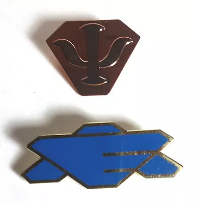 Full Size Earth Alliance & Psi Corp Babylon 5 TV Show Costume Pin Set Of 2- NEW • $44.99