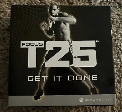 Beach Body T25 Focus Alpha + Beta Get It Done 10 DVD Workouts Shaun T. Fitness • $17