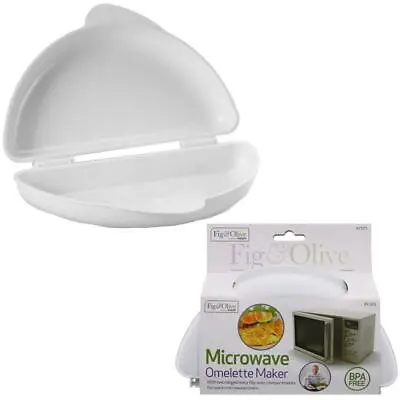 Microwave Omelette Egg Cooker Scramble Poached Maker Oven Quick Easy Cooking • £6.99