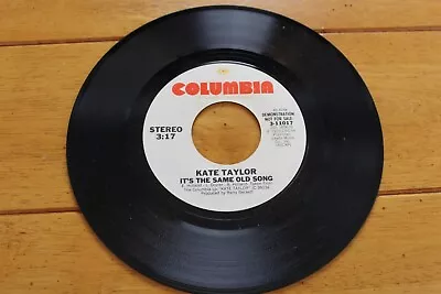 Kay Taylor It's The Same Old Song 45rpm 7  Vinyl Record Vg Columbia • $15