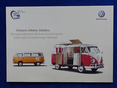 VW Bus Bulli Samba T1 T2 T3 Classic Car Restoration - Brochure 2015 • $17.02