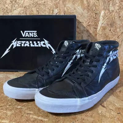 Vans Sk8-Hi Reissue Metallica Black True White VN0A2XSBPZJ With Box Men Us12 • $338.94