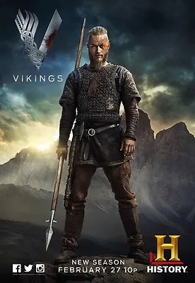 Vikings Poster Print (c) :  11 X 17 Inches - Travis Fimmel Poster • $13.96