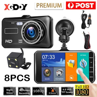 $30.99 • Buy 1080P Car Dash Camera Video DVR Recorder Front And Rear Night Vision Dual Cam HD