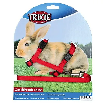 Rabbit Harness And Lead Various Colours. Snap Buckles(6260) • £6.99