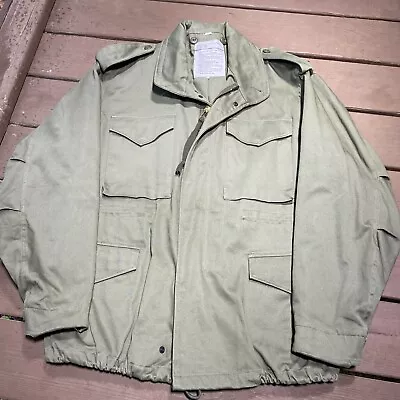 Vintage 1970s Vietnam Era M65 OG-107 Cold Weather Field Jacket Large • $100