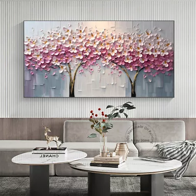 Handmade Abstract Life Tree Oil Painting On Canvas Wall Art For Home Decor • $48