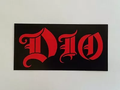 $4.49 • Buy Dio Sticker Vinyl Decal 6  X 3  Window Bumper (530)