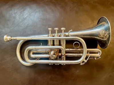 Schilke XA1 Bb Cornet Vintage English Trumpet Shepherd's Crook & Carrying Case • $2250