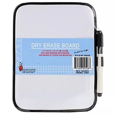 Dry Erase White Board Fridge Magnet Mount Whiteboard Writing Pen Marker Small • $8.21