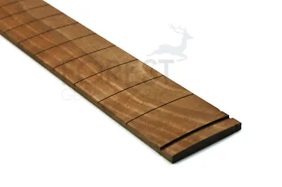 Walnut Guitar Fretboard Fingerboard 25.5 Inch Slotted 9.5   Radius • $60.14