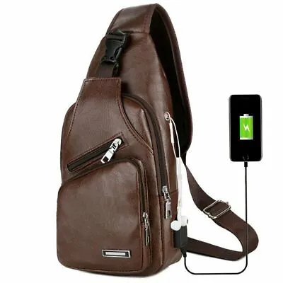 Men Women Sling Bag Chest Fanny Packs Cross Body Travel Sports Shoulder Backpack • $8.41