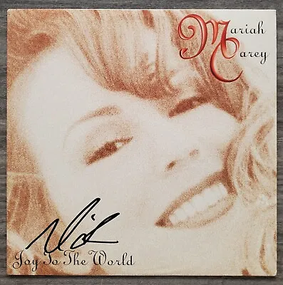 Mariah Carey Signed Joy To The World Vinyl Record Beautiful Superstar LEGEND JSA • $399.99