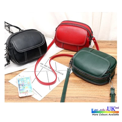 £18.99 • Buy Boutique Smooth Edges Covered Small Cross Body Shoulder Woman Faux Leather Bag