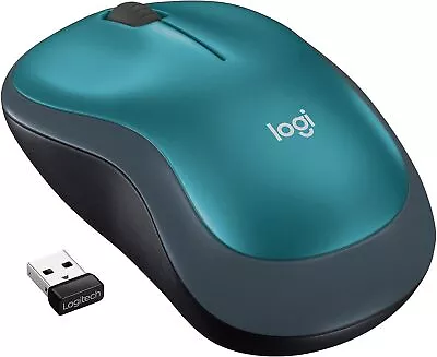 Logitech M185 Wireless Mouse 2.4GHz Optical 1000 DPI For PC Mac Laptop - Blue • $10.95