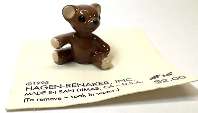 Hagen Renaker Brother Bear On Card Rare Dealer Sample Kent Smith Collection • $9.99