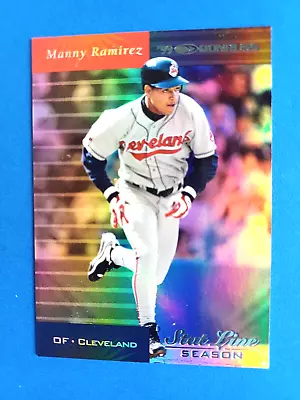 2001 Donruss Manny Ramirez #13 1999 Season Stat Line #/145 Cleveland Indians • $1.99
