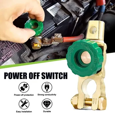 Car Battery Switch Isolator Terminal Link Switch Quick Cut-off Disconnect Master • £4.97
