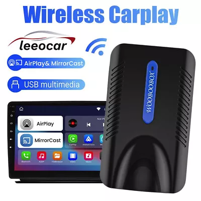 Wireless Apple CarPlay AI Box Android Auto Adapter Converter For Car Stereo GPS • $51.99