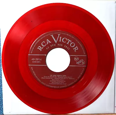 Mario Lanza The Song Angels Sing / Because You're Mine NM 45 7  Vinyl Red Wax • $3.95