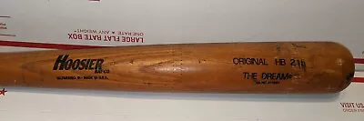 Vintage Hoosier Bat Co Original HB 215  The Dream  Wooden Baseball Bat • $32.95