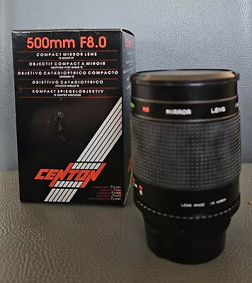 CENTON MC 500MM F8.0  Compact MIRROR LENS • £99