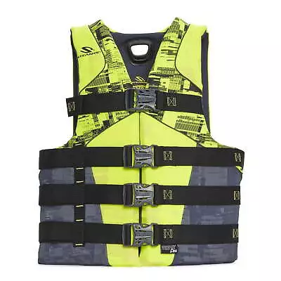 Stearns Adult Unisex Infinity Series Hydroprene Life Vest S/M Yellow • $34.97