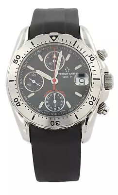 £995 • Buy ETERNA MATIC Super KonTiki Chronograph ETA Valjoux 7750 - 40mm - Rubber B Strap