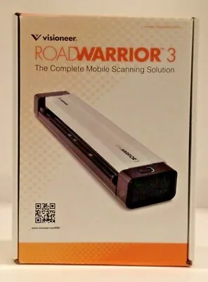 Visioneer RoadWarrior 3 USB-2 Mobile Color Scanner (White) Portable RW3-WU NEW • $74.99
