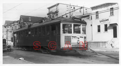 3aa303 Rp 1940 Market Street Railway Sf Car #251 On Sacramento At Divisadero` • $8.99
