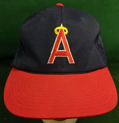 Vintage Anaheim Angels Snapback Truckers Hat Sports Specialties Youngan YA Korea • $13.50