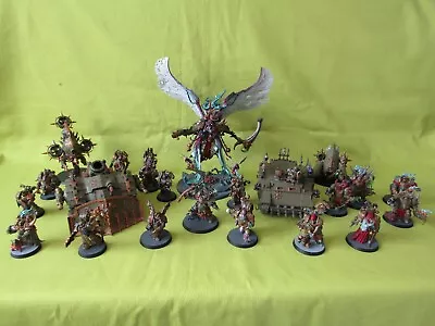 A5 Warhammer 40k Chaos Space Marines Death Guard Army- Many Units To Choose From • £15