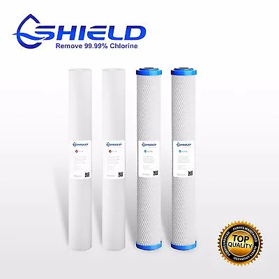 $96.50 • Buy 20  X 2.5  Whole House Water Filter Replacement Sediment Carbon Cartridges
