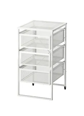 IKEA Lennart Drawer Unit White With Wheels Storage Unit For Home AND Office • £33.99