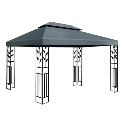 $204.15 • Buy Instahut Gazebo 4x3m Party Marquee Outdoor Wedding Event Tent Iron Art Canopy