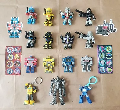 Hasbro TRANSFORMERS SQUEEZELINGS Sets MINI WALKER Figures & KEYRING Bag Tag LOT • $17