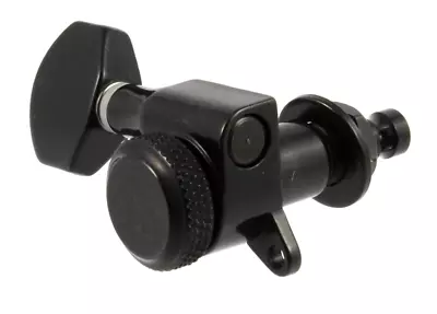 Allparts Black LOCKING 3x3 Mini Electric Guitar Tuners/Machines TK-7576-003 • $54.40