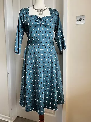 Lady V London Size 20 Dress NWOT -  Stretch Fabric 50s Style Collectif Lindy Bop • £4.99