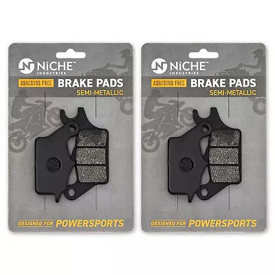 NICHE Brake Pad Set For Kawasaki Z125 Pro 43082-0134 Front Semi-Metallic 2 Pack • $15.95