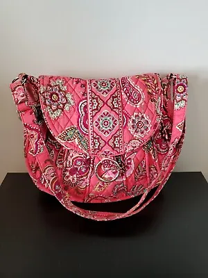 Vera Bradley Call Me Coral Retired Pattern Messenger Mail Bag Purse • $20