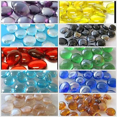 £3.10 • Buy Decorative Glass Pebbles Stones Gems Vase Nuggets Marbles VARIOUS COLOUR & QTYS