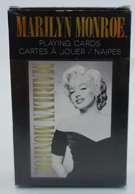 Vandor Marilyn Monroe Black Dress 52 Cards 2 Jokers Deck Playing Cards • $12.99