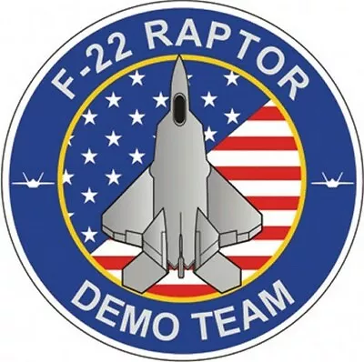 US AIRFORCE POSTER F22 Raptor Patch RARE HOT NEW - PRINT IMAGE PHOTO -PW0 • $9.48