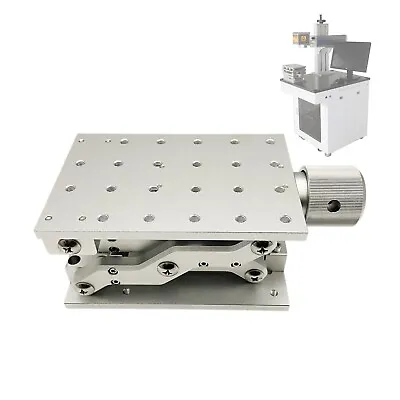 Manual Linear Z Axis Moving Table For Laser Marking Engraving Machine 150*100mm • $101.52