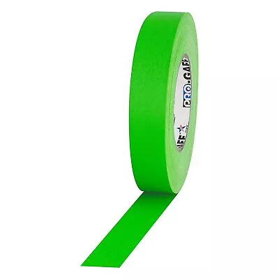 Pro Tapes Neon Pro Gaffer Tape Fluorescent Green  1  X 50 Yds. • $20