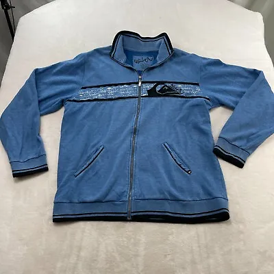 QuickSilver Blue Zip Up Jacket Men Size: XXL • $18.95