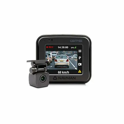 $269.99 • Buy Navman FOCUS450 Front And Rear Dash Cam With GPS And 2  LCD